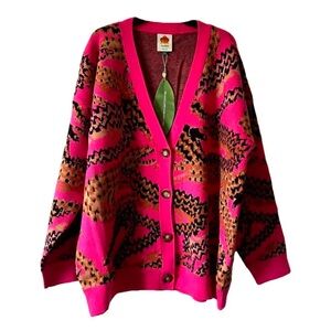 Farm Rio Cheetah Cardigan